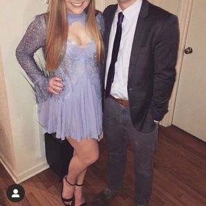 Free People Tell Tale Lace Tunic Dress